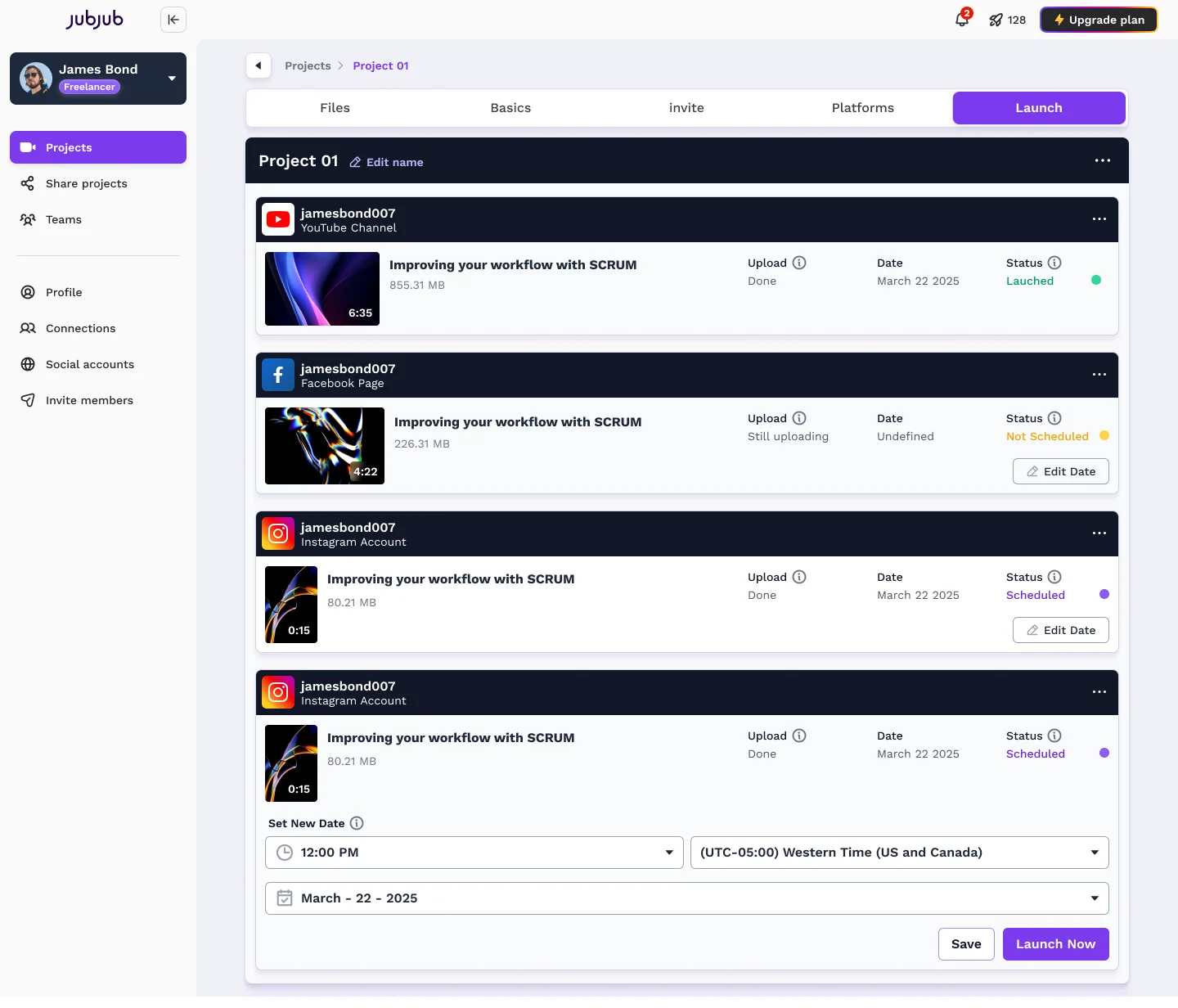 JubJub Content Distribution Platform Interface